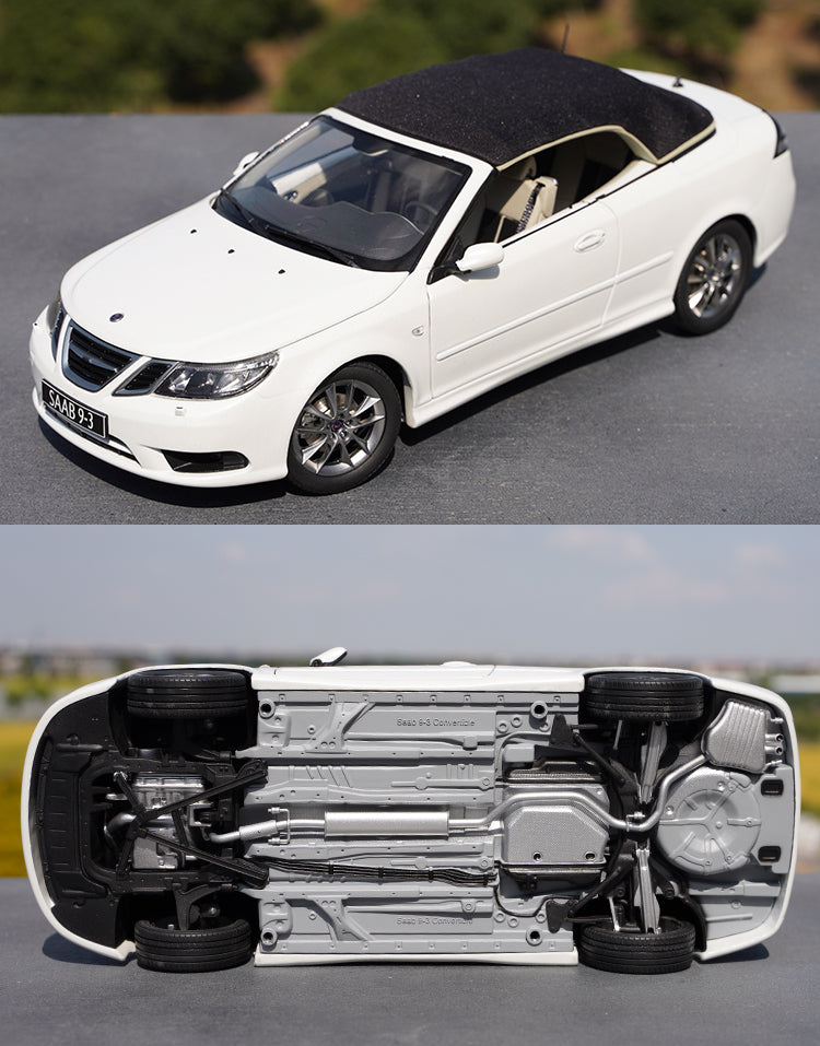Original factory authentic 1:18 SAAB 9-3 Zinc alloy sports car model, diecast scale roadster car model for gift, collection Original factory authentic 1:18 SAAB 9-3 Zinc alloy sports car model, diecast scale roadster car model for gift, collection