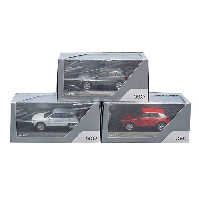 Original factory 1:43 AUDI Q2 high classic simulation alloy car model for gift, toys Original factory 1:43 AUDI Q2 high classic simulation alloy car model for gift, toys
