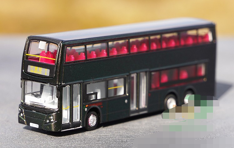 Classic 1:120 Hong Kong double-decker Denis B9 diecast alloy bus model for gift, toy Classic 1:120 Hong Kong double-decker Denis B9 diecast alloy bus model for gift, toy