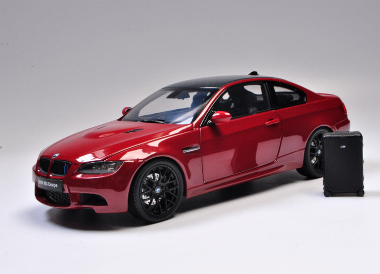 Original high quality Red/White/Black 1:18 Kyosho BMW M3 E92 Coupe diecast car models for gift, collection Original high quality Red/White/Black 1:18 Kyosho BMW M3 E92 Coupe diecast car models for gift, collection