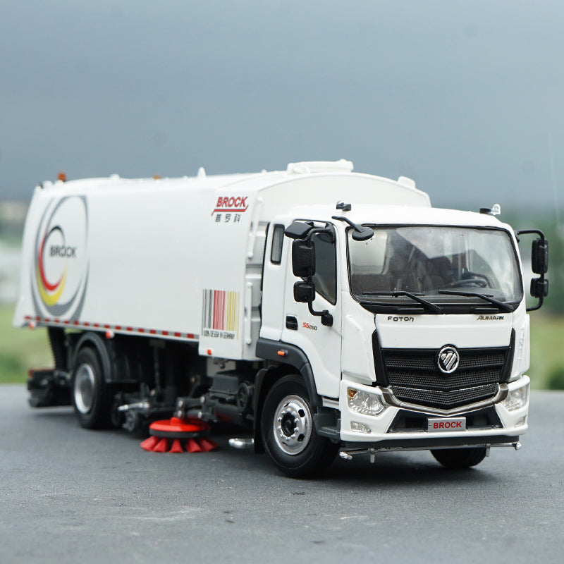 Original factory authentic diecast 1/35 FOTON BROCK Vacuum Cleaner Sweeper Truck Diecast Car Model toy gift Original factory authentic diecast 1/35 FOTON BROCK Vacuum Cleaner Sweeper Truck Diecast Car Model toy gift