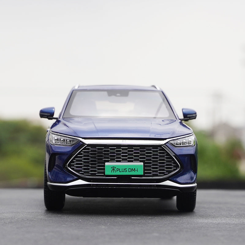 1:18 Original factory BYD Song PLUS DM-I 2022 Diecast car model Blue Color collectiable car models 1:18 Original factory BYD Song PLUS DM-I 2022 Diecast car model Blue Color collectiable car models