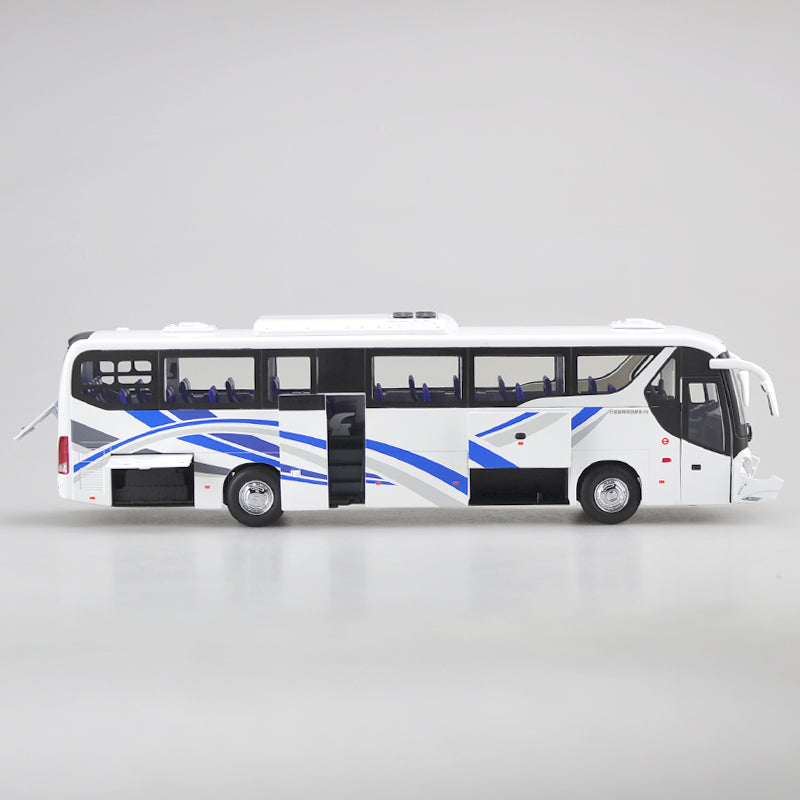 White 1:36 Scale Die-Cast BYD C9 Pure Electric Bus Model White 1:36 Scale Die-Cast BYD C9 Pure Electric Bus Model