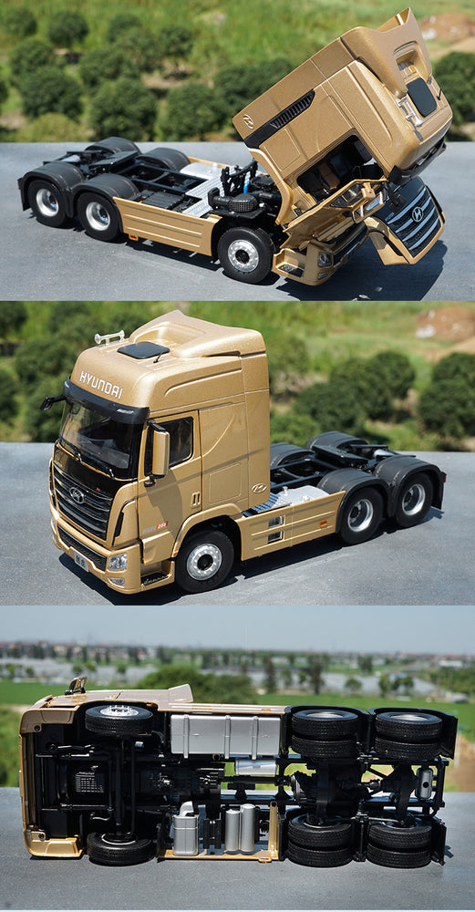 Original factory 1:24 HYUNDAI Chuanghu diecast tractor truck model for gift, toys Original factory 1:24 HYUNDAI Chuanghu diecast tractor truck model for gift, toys