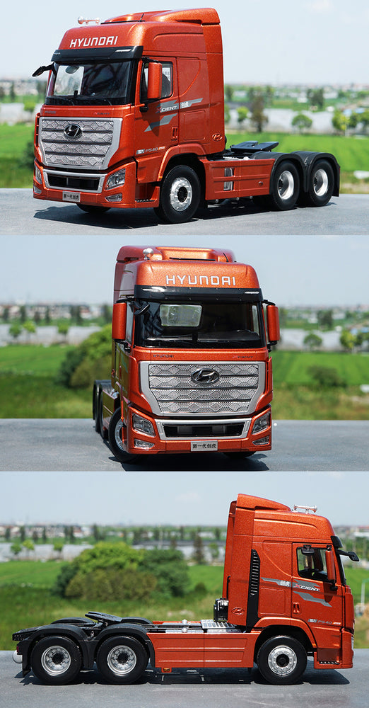 Original factory 1:24 HYUNDAI Chuanghu diecast tractor truck model for gift, toys Original factory 1:24 HYUNDAI Chuanghu diecast tractor truck model for gift, toys