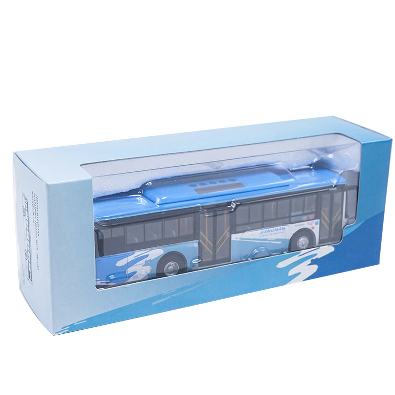 Blue-White 1:64 Scale NO.D1 Diecast Sunwin City Bus Model Blue-White 1:64 Scale NO.D1 Diecast Sunwin City Bus Model