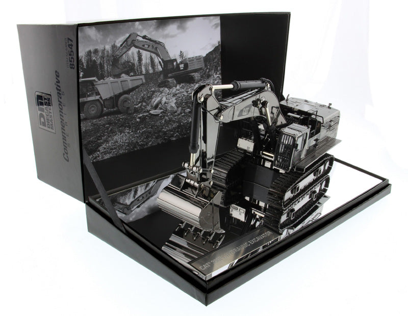 DM85547 Caterpillar 390F L Hydraulic Tracked Excavator,1/50 Scale Silver cat excavator model DM85547 Caterpillar 390F L Hydraulic Tracked Excavator,1/50 Scale Silver cat excavator model