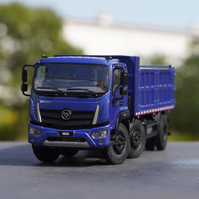 Original factory 1:32 Foton Ruiwo Rowor ES7 Diecast dump truck alloy truck muck simulation car model for gift, toy Original factory 1:32 Foton Ruiwo Rowor ES7 Diecast dump truck alloy truck muck simulation car model for gift, toy