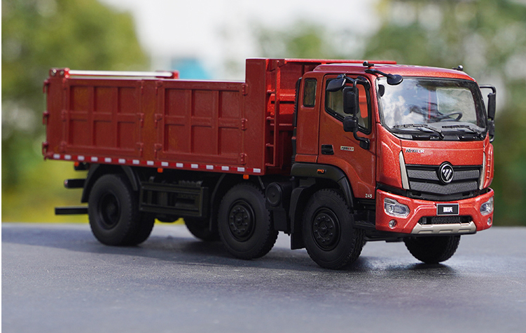 Original factory 1:32 Foton Ruiwo Rowor ES7 Diecast dump truck alloy truck muck simulation car model for gift, toy Original factory 1:32 Foton Ruiwo Rowor ES7 Diecast dump truck alloy truck muck simulation car model for gift, toy