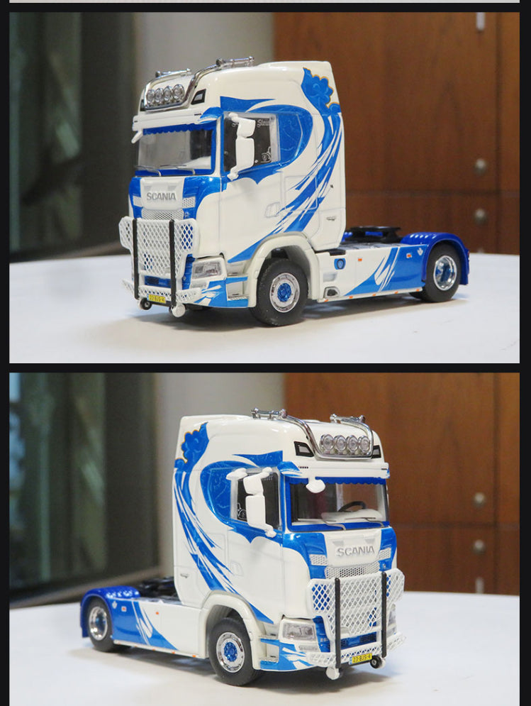 1:64 GCD Scania S730 heavy truck tractor model alloy engineering truck model for goft, toys 1:64 GCD Scania S730 heavy truck tractor model alloy engineering truck model for goft, toys