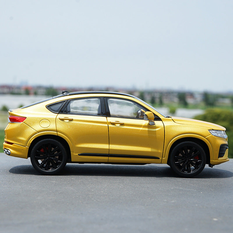 high quality alloy scale toy car miniature 1:18 Xingyue sports coupe Geely SUV diecast car model high quality alloy scale toy car miniature 1:18 Xingyue sports coupe Geely SUV diecast car model