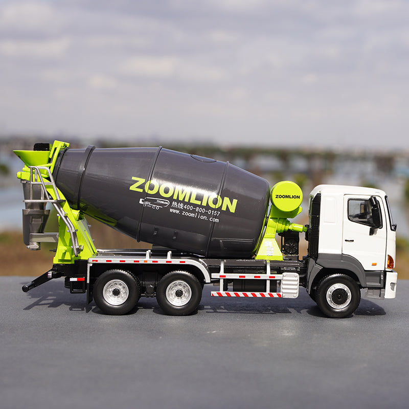 Original 1:38 Zoomlion diecast concrete cement mixer HINO 700 alloy engineering truck model for gift Original 1:38 Zoomlion diecast concrete cement mixer HINO 700 alloy engineering truck model for gift