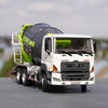 Original 1:38 Zoomlion diecast concrete cement mixer HINO 700 alloy engineering truck model for gift Original 1:38 Zoomlion diecast concrete cement mixer HINO 700 alloy engineering truck model for gift