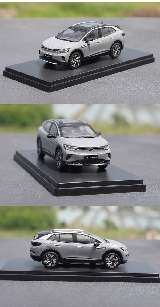 Original 1:43 VW ID.4 Crozz ID4 pure electric SUV Blue/red/grey diecast alloy simulation car model for toy, gift Original 1:43 VW ID.4 Crozz ID4 pure electric SUV Blue/red/grey diecast alloy simulation car model for toy, gift
