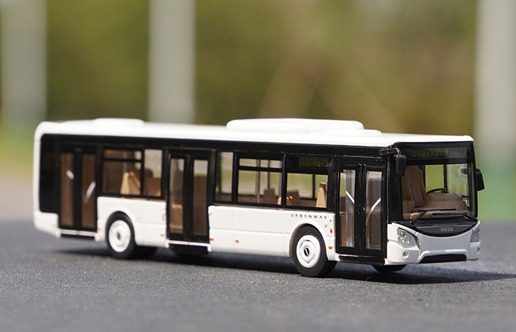 Original factory best sale 1:87 NOREV IVECO CROSSWAY URBANWAY BUS model for gift, toys