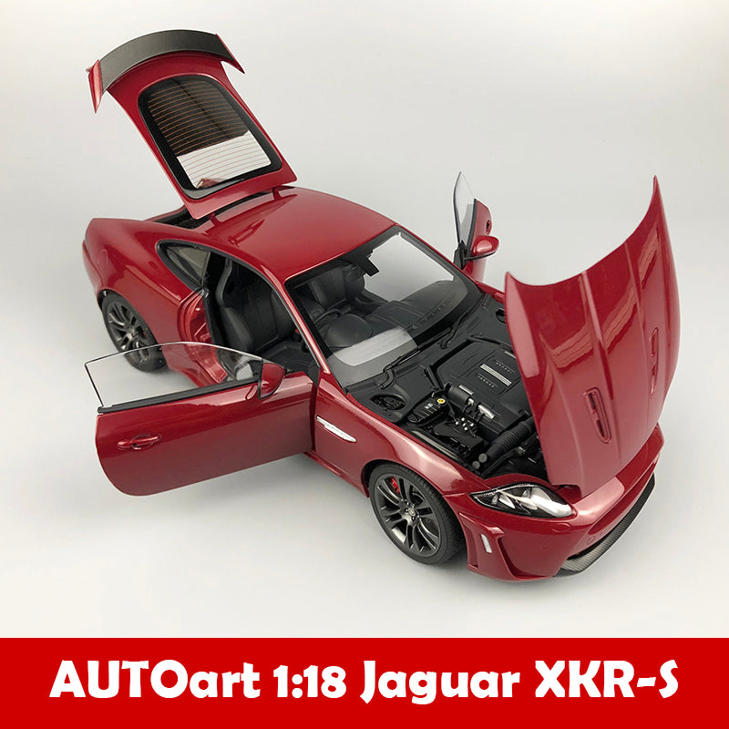 Classic rare Autoart 1/18 Jaguar Xkr-s French Racing diecast car model Classic rare Autoart 1/18 Jaguar Xkr-s French Racing diecast car model