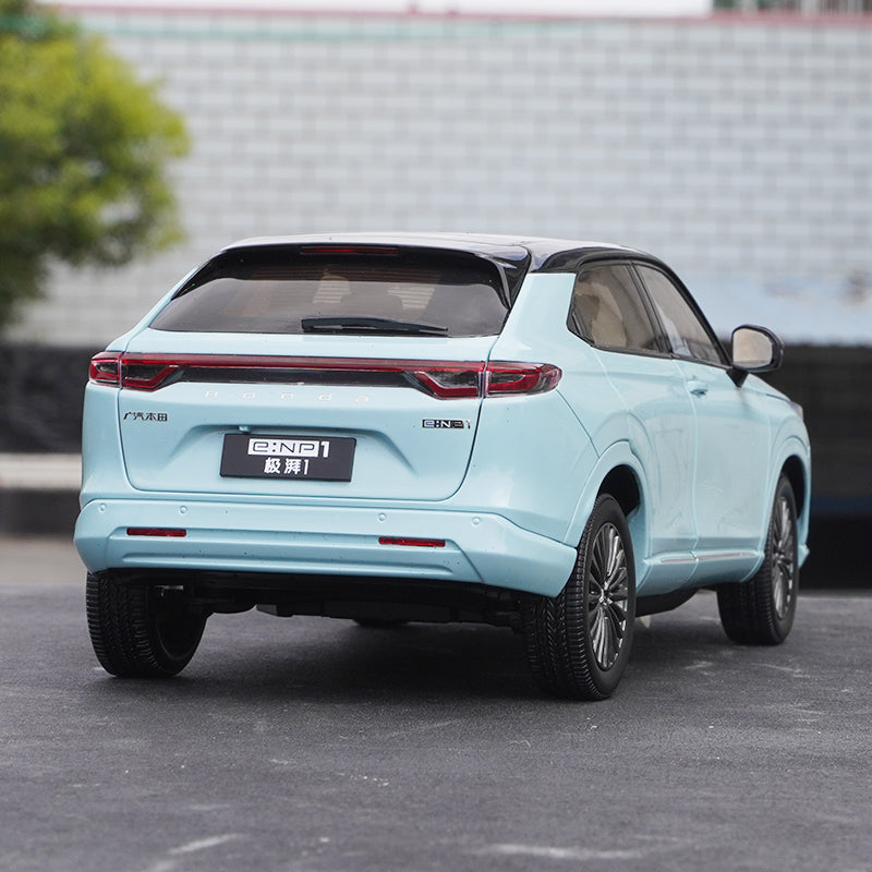 Original factory 1:18 Gac Honda Jipai diecast car model e:NP1 scale alloy car model with lighting function Original factory 1:18 Gac Honda Jipai diecast car model e:NP1 scale alloy car model with lighting function