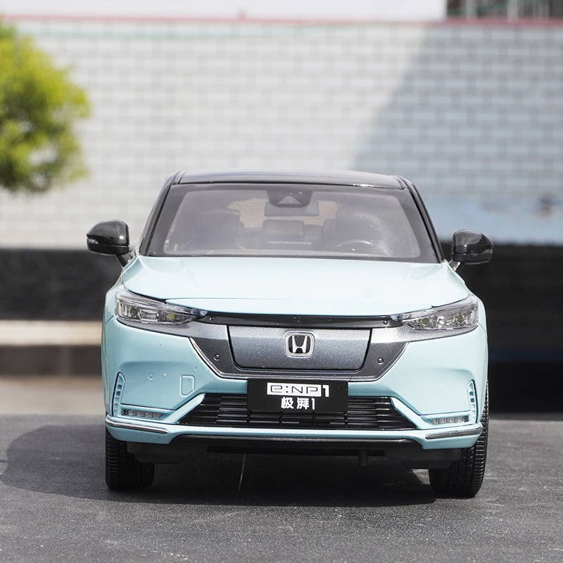 Original factory 1:18 Gac Honda Jipai diecast car model e:NP1 scale alloy car model with lighting function Original factory 1:18 Gac Honda Jipai diecast car model e:NP1 scale alloy car model with lighting function
