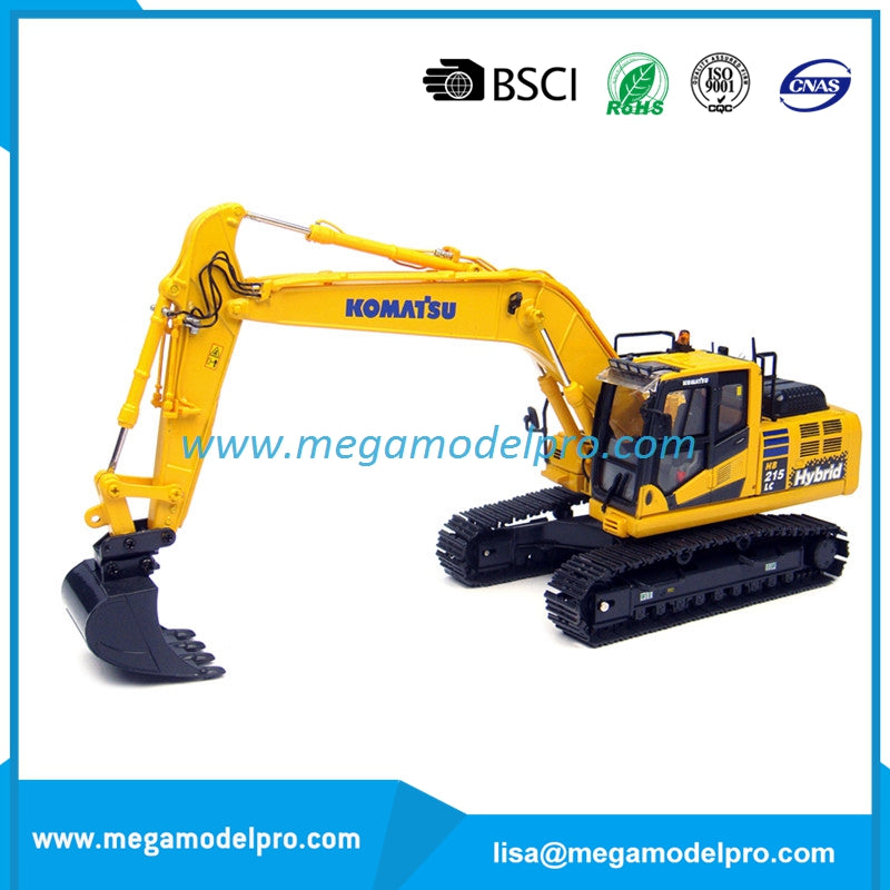 1:50 Komatsu 215 excavator metal model 1:50 Komatsu 215 excavator metal model