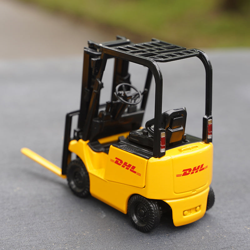 Original factory 1:24 Lizhiyou DHL forklift LINFOX warehouse logistics supply chain Diecast forklift truck model for toy, collection Original factory 1:24 Lizhiyou DHL forklift LINFOX warehouse logistics supply chain Diecast forklift truck model for toy, collection