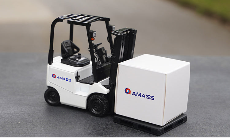 Original factory 1:24 Lizhiyou DHL forklift LINFOX warehouse logistics supply chain Diecast forklift truck model for toy, collection Original factory 1:24 Lizhiyou DHL forklift LINFOX warehouse logistics supply chain Diecast forklift truck model for toy, collection