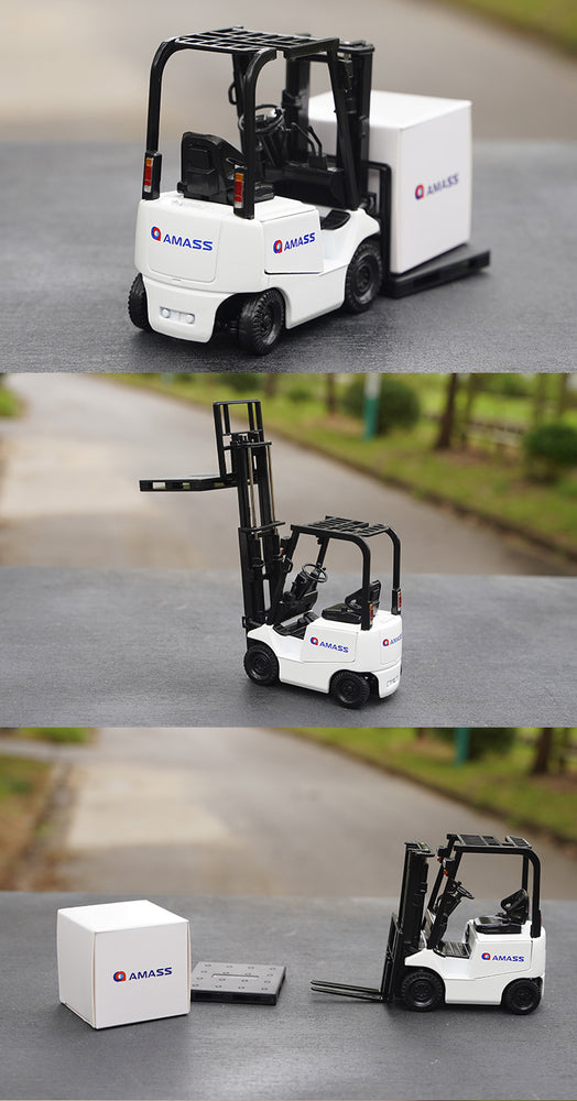 Original factory 1:24 Lizhiyou DHL forklift LINFOX warehouse logistics supply chain Diecast forklift truck model for toy, collection Original factory 1:24 Lizhiyou DHL forklift LINFOX warehouse logistics supply chain Diecast forklift truck model for toy, collection