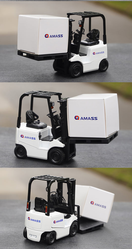 Original factory 1:24 Lizhiyou DHL forklift LINFOX warehouse logistics supply chain Diecast forklift truck model for toy, collection Original factory 1:24 Lizhiyou DHL forklift LINFOX warehouse logistics supply chain Diecast forklift truck model for toy, collection