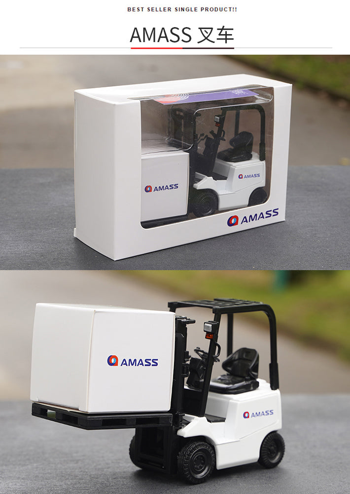 Original factory 1:24 Lizhiyou DHL forklift LINFOX warehouse logistics supply chain Diecast forklift truck model for toy, collection Original factory 1:24 Lizhiyou DHL forklift LINFOX warehouse logistics supply chain Diecast forklift truck model for toy, collection