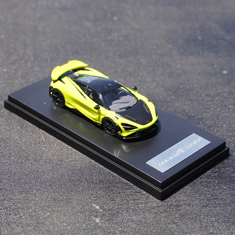 1:64 LCD McLaren 765 LT alloy car model McLaren diecast scale racing car model for gift, collection