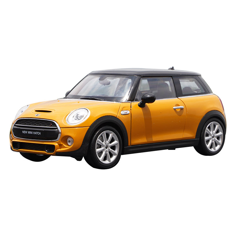 Original factory 1:18 Welly Mini cooper S new mini Hatch diecast alloysimulation toy car model for gift Original factory 1:18 Welly Mini cooper S new mini Hatch diecast alloysimulation toy car model for gift