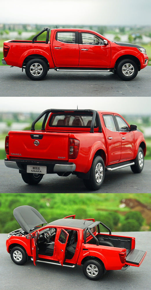1:18 zinc alloy brown/white/red diecast NISSAN NAVARA OFF-road vehicle pickup truck models 1:18 zinc alloy brown/white/red diecast NISSAN NAVARA OFF-road vehicle pickup truck models
