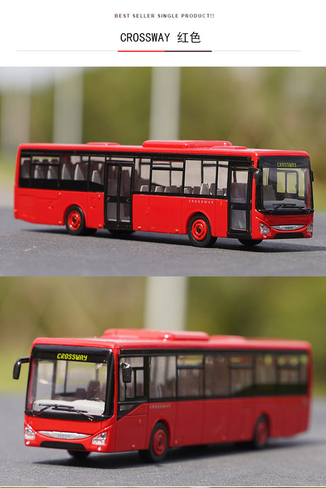 Original factory best sale 1:87 NOREV IVECO CROSSWAY URBANWAY BUS model for gift, toys Original factory best sale 1:87 NOREV IVECO CROSSWAY URBANWAY BUS model for gift, toys