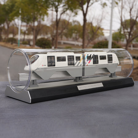 Original factory Chongqing CRRC New generation straddle monorail 1:68 Diecast train subway models for collection