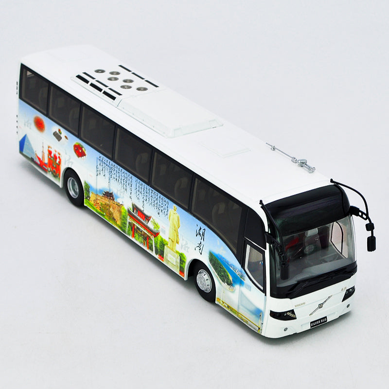 1:42/1:43 Volvo 9300 silver diecast bus models 1:42/1:43 Volvo 9300 silver diecast bus models