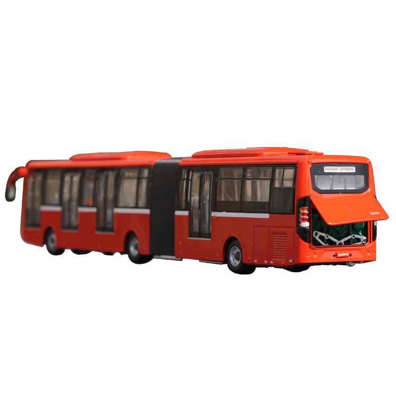 Original factory 1:64 Shanghai SHENWO diecast BRT Bus Articulated bus model for gift,collection,toy Original factory 1:64 Shanghai SHENWO diecast BRT Bus Articulated bus model for gift,collection,toy