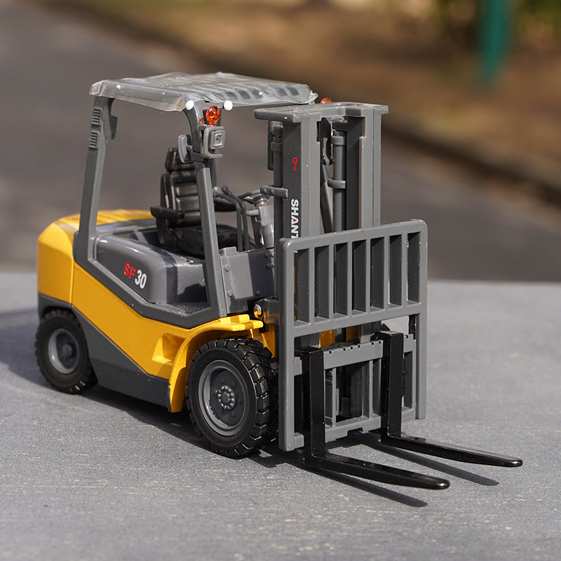 Original factory 1:25 Shantui SF30 Diecast Forklift model Construction machinery scale miniature model for gift Original factory 1:25 Shantui SF30 Diecast Forklift model Construction machinery scale miniature model for gift