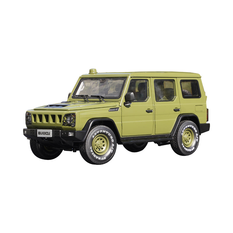 Original factory 1:18 BAW Beijing Jeep BJ80 BJ80J millitary car model off-road SUV car model for gift Original factory 1:18 BAW Beijing Jeep BJ80 BJ80J millitary car model off-road SUV car model for gift