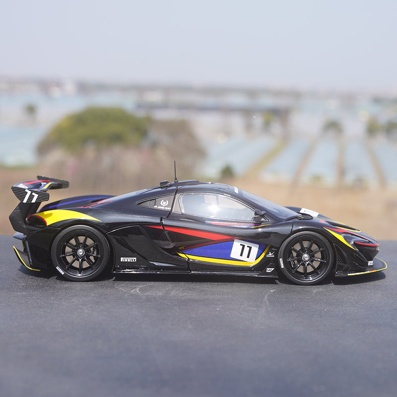 1:18 AR Amost real McLaren P1 GTR James Hunt 40TH diecast alloy car model for gift, collection 1:18 AR Amost real McLaren P1 GTR James Hunt 40TH diecast alloy car model for gift, collection