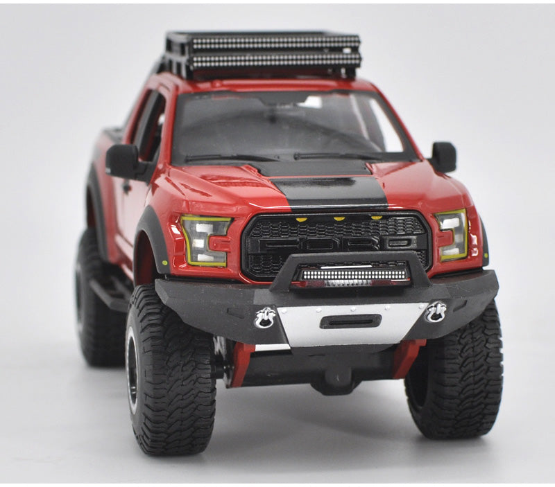 Original 1:24 Maisto Off-roading Pickup Model Car Ford F150 SVT Raptor Truck Metal classic toy models for gift, collection Original 1:24 Maisto Off-roading Pickup Model Car Ford F150 SVT Raptor Truck Metal classic toy models for gift, collection