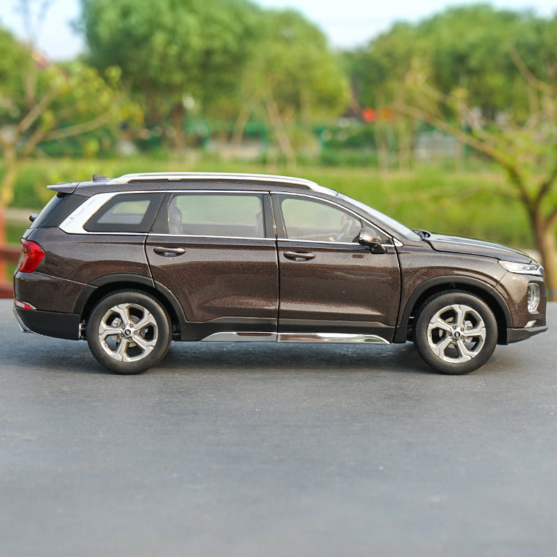 Original 1:18 Hyundai SANTAFE SUV Die Cast Model 2019 Version with sma ...