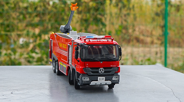Original Authorized Authentic 1:50 Benz ACTROS Jieda Foam City Fire Truck City Rescue Vehicles Diecast Toy Model for Christmas gift,collection Original Authorized Authentic 1:50 Benz ACTROS Jieda Foam City Fire Truck City Rescue Vehicles Diecast Toy Model for Christmas gift,collection