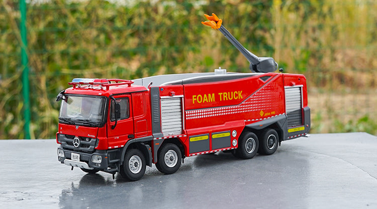 Original Authorized Authentic 1:50 Benz ACTROS Jieda Foam City Fire Truck City Rescue Vehicles Diecast Toy Model for Christmas gift,collection Original Authorized Authentic 1:50 Benz ACTROS Jieda Foam City Fire Truck City Rescue Vehicles Diecast Toy Model for Christmas gift,collection