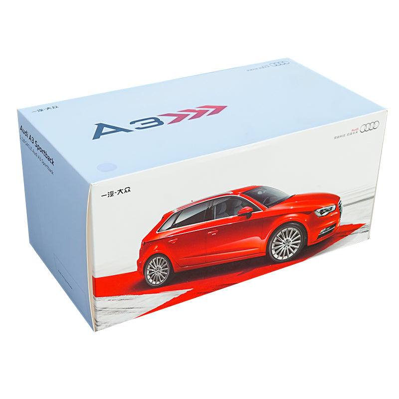 Original Authorized Authentic alloy 1/18 Scale Audi A3 Sportback DieCast classic Car Model for gift collection Original Authorized Authentic alloy 1/18 Scale Audi A3 Sportback DieCast classic Car Model for gift collection