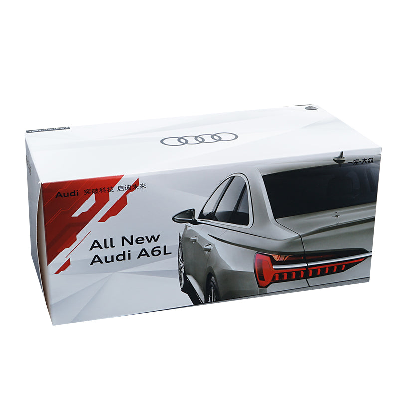 Original factory 1:18 Dealer Edition Audi A6L 2019 Die Cast Model Black with small gift Original factory 1:18 Dealer Edition Audi A6L 2019 Die Cast Model Black with small gift