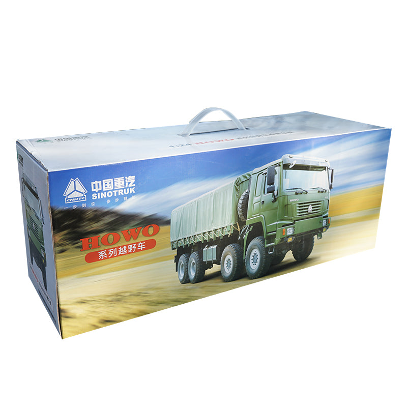 Original factory 1:24 HOWO 8*8 China Heavy duty military off-road truck model for collection, gift Original factory 1:24 HOWO 8*8 China Heavy duty military off-road truck model for collection, gift