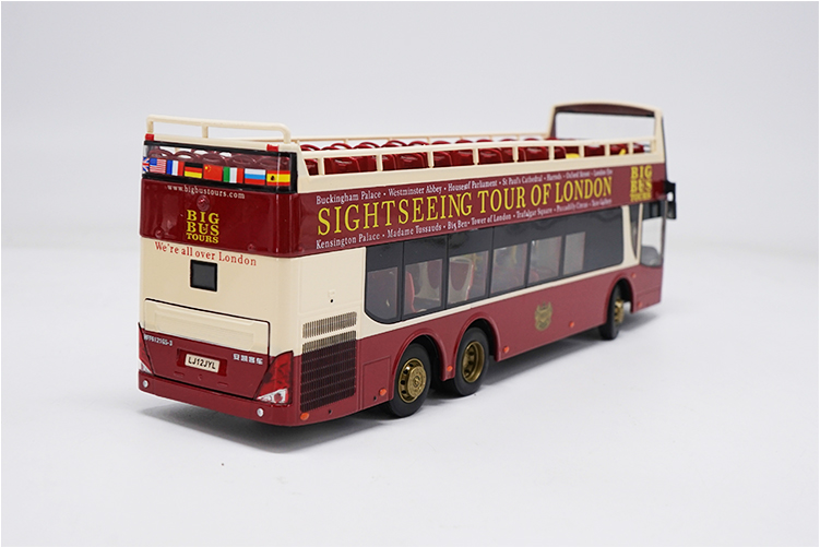 Original Rare Alloy Model 1:43 Ankai Double Decker Big Bus Sightseeing Tour of London Olympic Diecast Toy Model for christmas gift,Collection,Decoration Original Rare Alloy Model 1:43 Ankai Double Decker Big Bus Sightseeing Tour of London Olympic Diecast Toy Model for christmas gift,Collection,Decoration