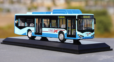 Original factory 1:64 BYD K9  K8 pure electric diecast bus model for toy gift Original factory 1:64 BYD K9  K8 pure electric diecast bus model for toy gift