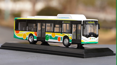 Original factory 1:64 BYD K9  K8 pure electric diecast bus model for toy gift Original factory 1:64 BYD K9  K8 pure electric diecast bus model for toy gift