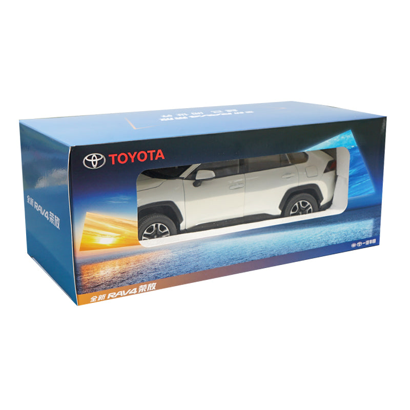 Original factory collectible 1:18 FAW Toyota brand new RAV4 2019 model diecast scale SUV car model for promotional gift Original factory collectible 1:18 FAW Toyota brand new RAV4 2019 model diecast scale SUV car model for promotional gift