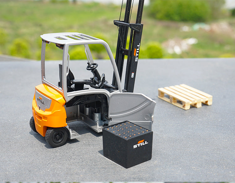 1:25 STILL RX20-20 diecast forklift model alloy simulation Stacker engineering model 1:25 STILL RX20-20 diecast forklift model alloy simulation Stacker engineering model